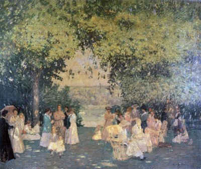 A Summer Gathering, 1920 by Rae Sloan Bredin